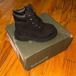 Timberland toddler Black Boots
